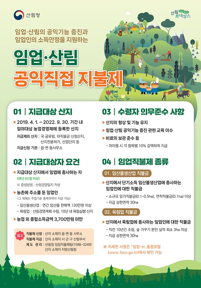 1.2024년 임엄·산림 공익직접지불금 등록신청 공고